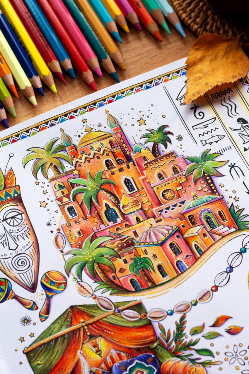 africa coloring book showcase 3