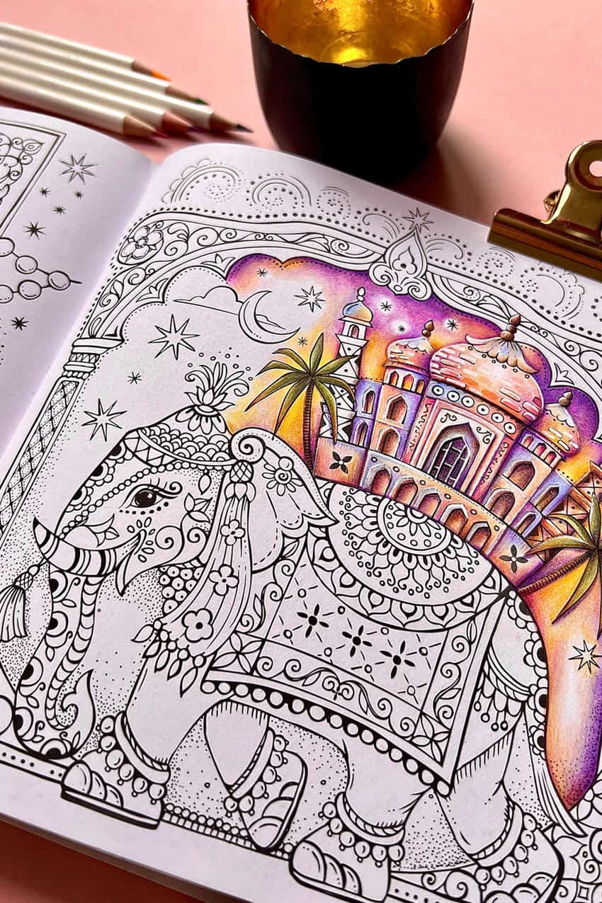 asia coloring book showcase 4