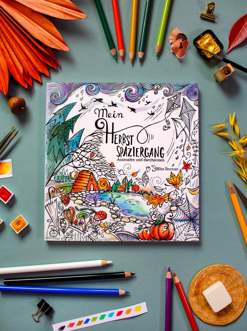 autumnwalk coloring book showcase 1