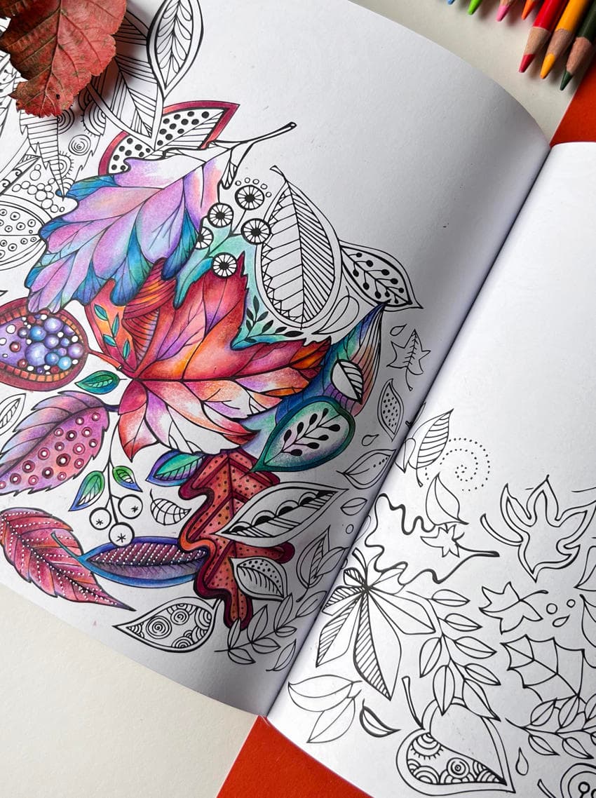 autumnwalk coloring book showcase 2