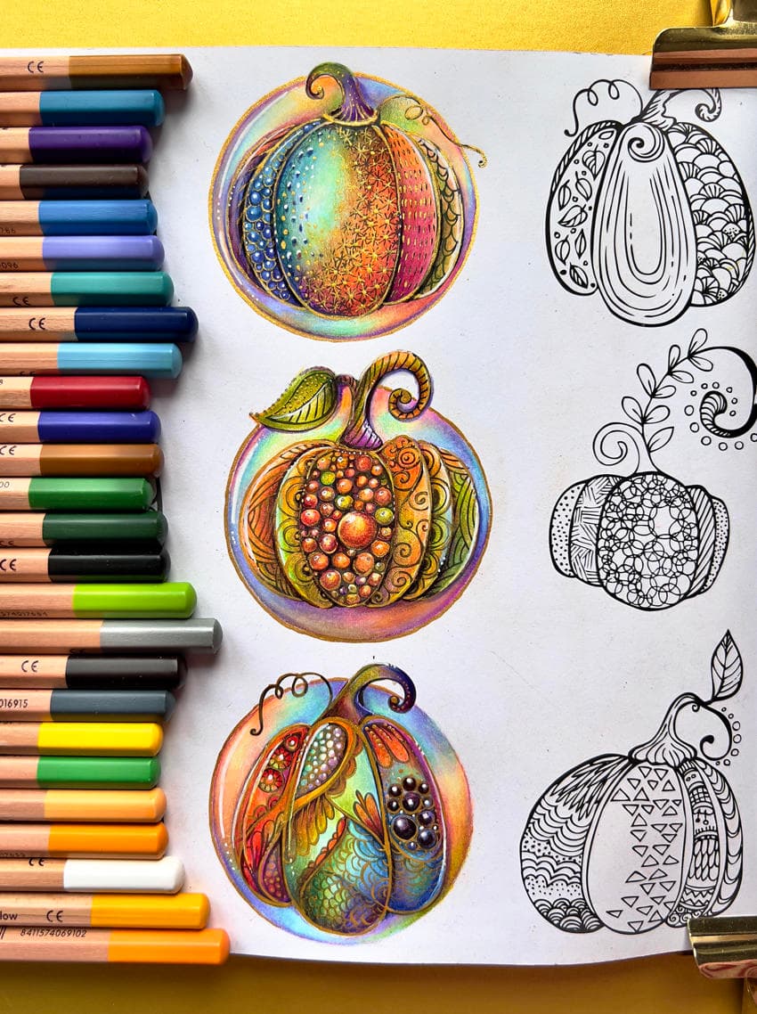 autumnwalk coloring book showcase 4