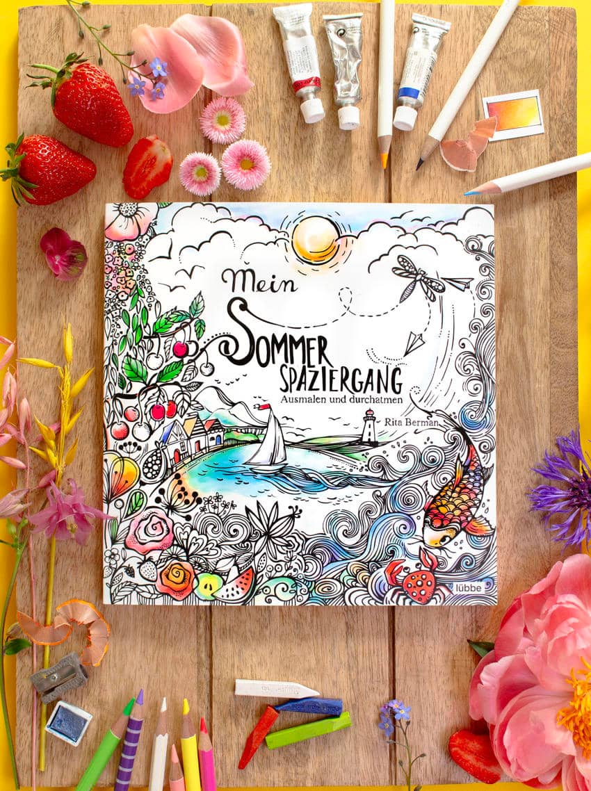 summerwalk coloring book showcase 1